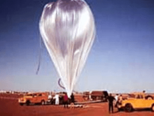 A HIBAL high altitude balloon.